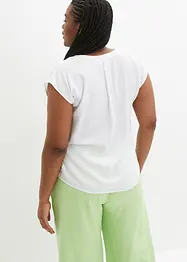 Blouse manches courtes en viscose fluide, bonprix