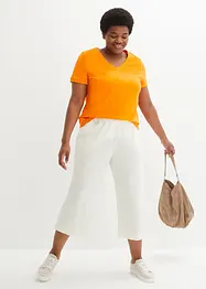 Jupe-culotte en lin, longueur mollet, bonprix