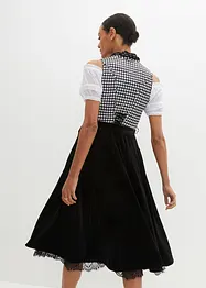 Dirndl avec jupe en velours (ens. 2 pces.), bonprix