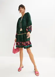 Robe-tunique imprimée en viscose fluide, bonprix