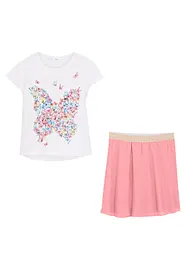 T-shirt et jupe (ens. 2 pces), bonprix