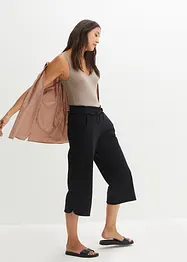 Jupe-culotte large en jersey, longueur 3/4 avec ceinture élastiquée, bonprix