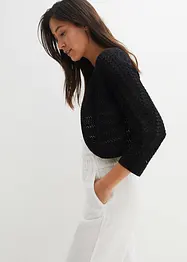 Boléro en crochet, mi-manches, bonprix