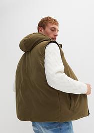 Veste sans manches matelassée réversible avec capuche en polyester recyclé, bpc bonprix collection
