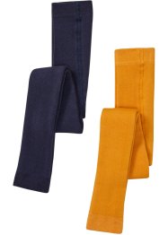 Lot de 2 leggings thermo enfant en maille avec coton, bpc bonprix collection