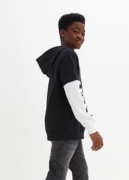 Sweat-shirt à capuche style 2 en 1 garçon, bpc bonprix collection