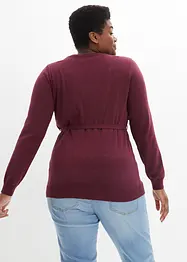 Pull de grossesse 100% coton avec lien à nouer, bonprix