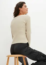 Pull côtelé, bonprix