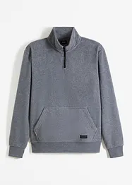 Pull en polaire à col montant, bonprix