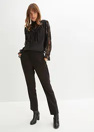 Blouse avec dentelle, bonprix