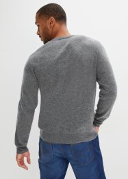 Pull en laine avec teneur en Good Cashmere Standard®, col V, bpc selection premium