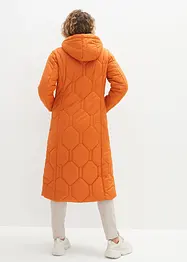 Manteau long matelassé avec surpiqûres diamant, bonprix