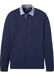 Polo manches longues en maille piquée, bonprix