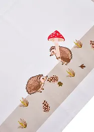 Nappe en coton avec imprimé hérissons, bonprix