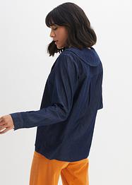 Chemisier en jean avec col, John Baner JEANSWEAR