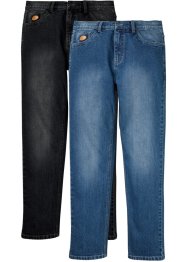 Lot de 2 jeans extensibles Classic Fit, Tapered, John Baner JEANSWEAR