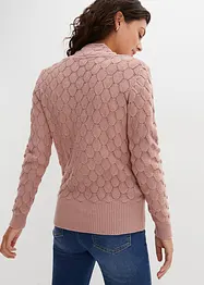 Pull ajouré style cache-cœur, bonprix