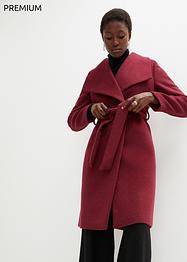 Manteau en laine mélangée avec lien à nouer, bpc selection premium