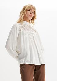 Blouse T-shirt avec dentelle ajourée, RAINBOW