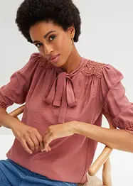 Tunique-blouse avec dentelle, bonprix