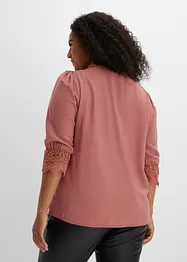 Tunique-blouse avec dentelle, bonprix