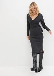 Robe en maille midi, bonprix