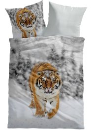 Parure de lit réversible avec tigre, bpc living bonprix collection