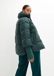 Veste matelassée avec manches en maille, bonprix