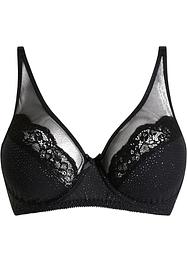Soutien-gorge minimiseur à armatures avec mesh scintillant, bpc selection