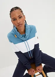 Sweat 100% coton à col imprimé, bonprix