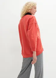 Sweat oversize avec détails fente sur la base, bonprix