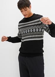 Pull à motif norvégien, bpc bonprix collection