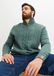 Pull camionneur en maille torsadée, bonprix