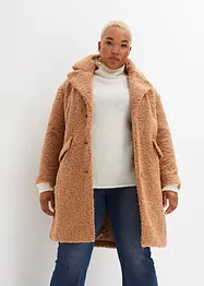 Manteau en maille bouclée, bonprix