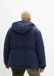 Veste matelassée raccourcie avec capuche et taille réglable, bonprix