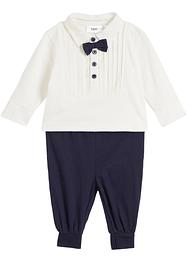 T-shirt manches longues et pantalon bébé en coton (Ens. 2 pces.), bpc bonprix collection
