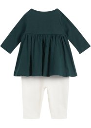 Robe manches longues + legging bébé en coton (Ens. 2 pces.), bpc bonprix collection