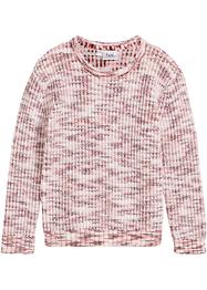 Pull en maille chinée fille, bpc bonprix collection