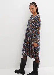 Robe en jersey avec imprimé automnal, bonprix