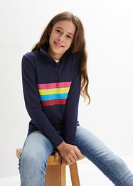 T-shirt thermo manches longues fille avec col montant, bpc bonprix collection