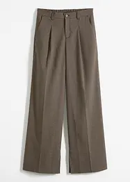 Pantalon à pinces et carreaux, chaîne amovible, bonprix