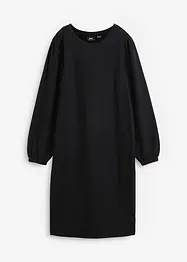 Robe en molleton avec manches ballon et fente, bonprix