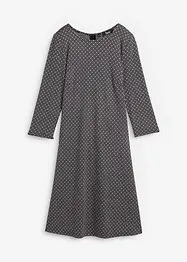 Robe en jersey milano de viscose mélangée avec motif jacquard, bonprix