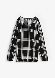 T-shirt manches longues avec base élastiquée, bonprix