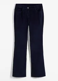 Pantalon en velours côtelé extensible, Bootcut, bonprix