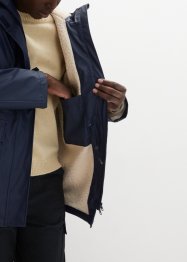 Veste de pluie avec doublure peluche en matériau étanche, bpc bonprix collection