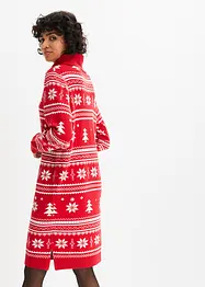 Robe en maille à motif de Noël, bonprix