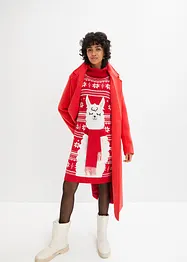 Robe en maille à motif de Noël, bonprix