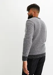 Pull en grosse maille chinée, bonprix