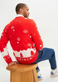 Pull avec motif de Noël, bonprix